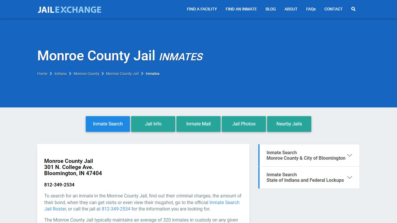 Monroe County Inmate Search | Arrests & Mugshots | IN - JAIL EXCHANGE